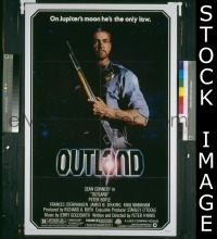 f641 OUTLAND one-sheet movie poster '81 Sean Connery, Peter Boyle