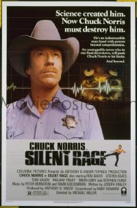 #557 SILENT RAGE 1sh '82 Chuck Norris 