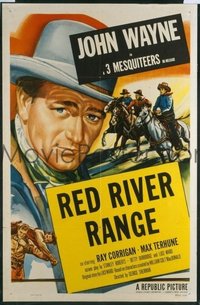 JW 149 JOHN WAYNE 1sh 1953 John Wayne, 3 Mesquiteers, Red River Range!