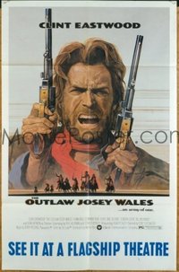 VHP7 537 OUTLAW JOSEY WALES special advance one-sheet movie poster '76 Eastwood