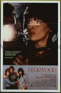 B007 SILKWOOD one-sheet movie poster '83 Meryl Streep, Cher