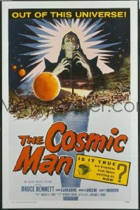 P435 COSMIC MAN one-sheet movie poster '59 creatures from space!