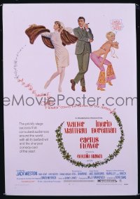 r311 CACTUS FLOWER one-sheet movie poster '69 Walter Matthau, Goldie Hawn