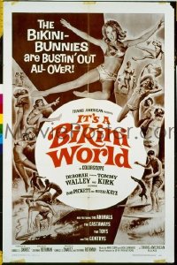#1538 IT'S A BIKINI WORLD 1sh '67 Walley,Kirk 