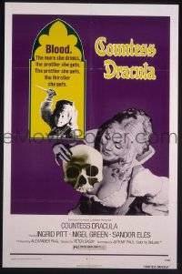 A175 COUNTESS DRACULA one-sheet movie poster '72 Hammer, Ingrid Pitt