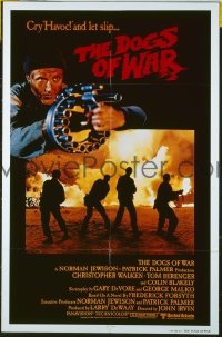A305 DOGS OF WAR one-sheet movie poster '81 Christopher Walken