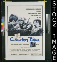#7329 COUNTRY BLUE 1sh '73 love on the run! 
