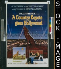 #190 COUNTRY COYOTE GOES HOLLYWOOD 1sh '65 