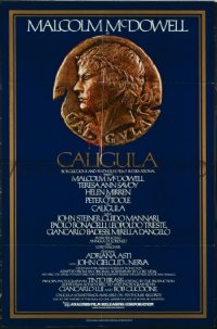r319 CALIGULA one-sheet movie poster '80 Malcolm McDowell, Guccione