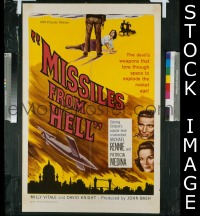 #062 MISSILES FROM HELL 1sh '59 