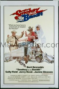 s230 SMOKEY & THE BANDIT one-sheet movie poster '77 Burt Reynolds