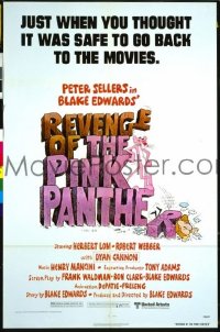 Q456 REVENGE OF THE PINK PANTHER one-sheet movie poster '78 Sellers
