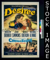 #174 DESIREE 1sh '54 Brando 