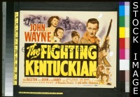 K137 FIGHTING KENTUCKIAN title lobby card '49 John Wayne, Ralston