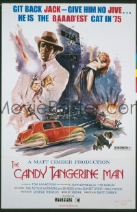 r329 CANDY TANGERINE MAN one-sheet movie poster '75 Tom Hankerson