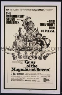 #3517 GUNS OF THE MAGNIFICENT 7 1sh 69 Kennedy