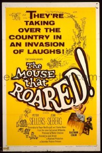#1889 MOUSE THAT ROARED 1sh '59 Sellers 