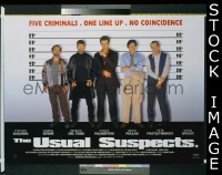 #074 THE USUAL SUSPECTS 2-sided British Quad 