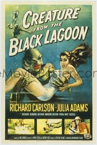 v045 CREATURE FROM THE BLACK LAGOON  1sh '54 classic!