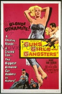 #198 GUNS, GIRLS & GANGSTERS 1sh 59 Van Doren 