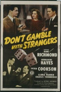DON'T GAMBLE WITH STRANGERS 1sheet