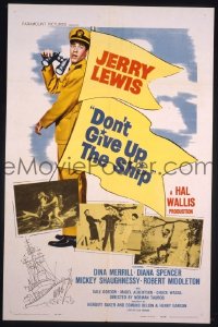 P521 DON'T GIVE UP THE SHIP one-sheet movie poster '59 Jerry Lewis