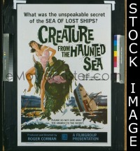 #098 CREATURE FROM THE HAUNTED SEA 1sh '61 