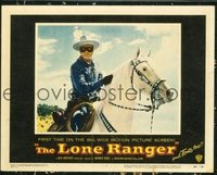 2073 LONE RANGER lobby card #1 '56 best Moore & Silver portrait!