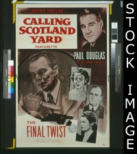 #270 FINAL TWIST 1sh '56 Paul Douglas 