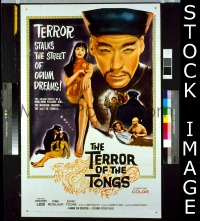 #5367 TERROR OF THE TONGS 1sh '61 Lee, Hammer