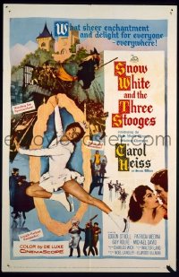 #5404 SNOW WHITE & THE 3 STOOGES 1sh '61 