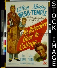 #461 MR BELVEDERE GOES TO COLLEGE 1sh49Temple 