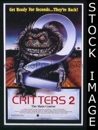 #661 CRITTERS 2 1sh '88 Scott Grimes 