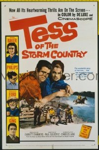 #9861 TESS OF THE STORM COUNTRY 1sh '60 Baker 