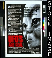 UFO'S ARE REAL 1sh '79 Edward Hunt, Stanton Friedman, wacky conspiracy documentary!