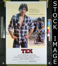 s326 TEX one-sheet movie poster '82 Matt Dillon, S.E. Hinton