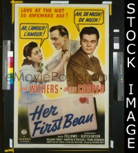 #7827 HER 1st BEAU 1sh '41 Jane Withers 