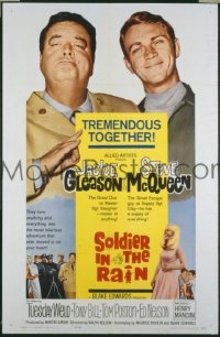 #581 SOLDIER IN THE RAIN 1sh '64 McQueen,Weld 