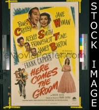 HERE COMES THE GROOM ('51) 1sheet