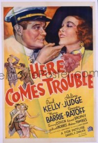 HERE COMES TROUBLE ('36) 1sheet