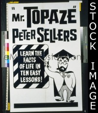 #363 MR TOPAZE 1sh '61 Peter Sellers 