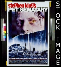 #481 PET SEMATARY 1sh '89 Stephen King 