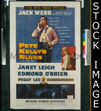 #9603 PETE KELLY'S BLUES 1sh '55 Jack Webb 
