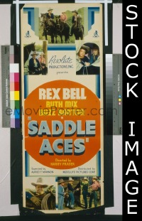 #572 SADDLE ACES insert '35 Rex Bell, Mix 