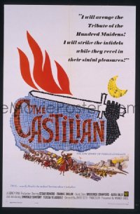 r356 CASTILIAN one-sheet movie poster '63 Cesar Romero, Frankie Avalon