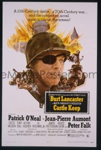 r357 CASTLE KEEP one-sheet movie poster '69 Burt Lancaster