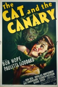 CAT & THE CANARY ('39) 1sheet