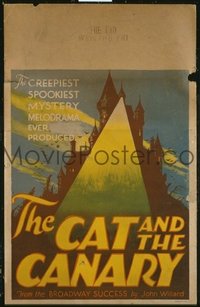 158 CAT & THE CANARY ('27) castle style WC