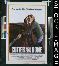 #123 CUTTER & BONE 1sh '81 Jeff Bridges,Heard 