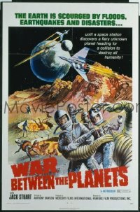 #563 WAR BETWEEN THE PLANETS 1sh '71 sci-fi 